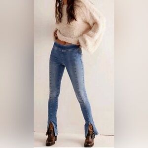 Free People We The Free - Slit Hem Jeans